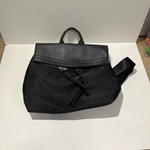 Botkier Black Sleek Backpack